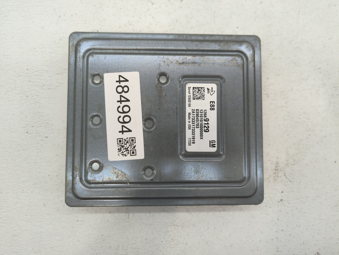 2018-2019 Chevrolet Malibu PCM Engine Control Computer ECU ECM PCU OEM P/N:12689129 Fits Fits 2018 2019 OEM Used Auto Parts 