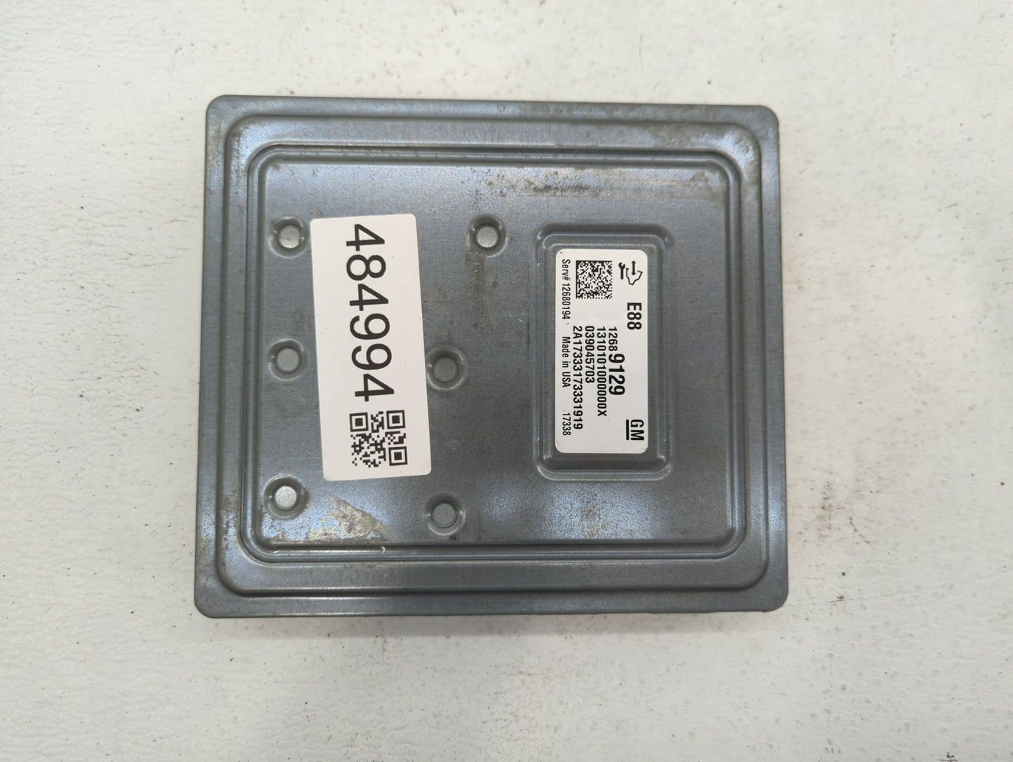 2018-2019 Chevrolet Malibu PCM Engine Control Computer ECU ECM PCU OEM P/N:12689129 Fits Fits 2018 2019 OEM Used Auto Parts 