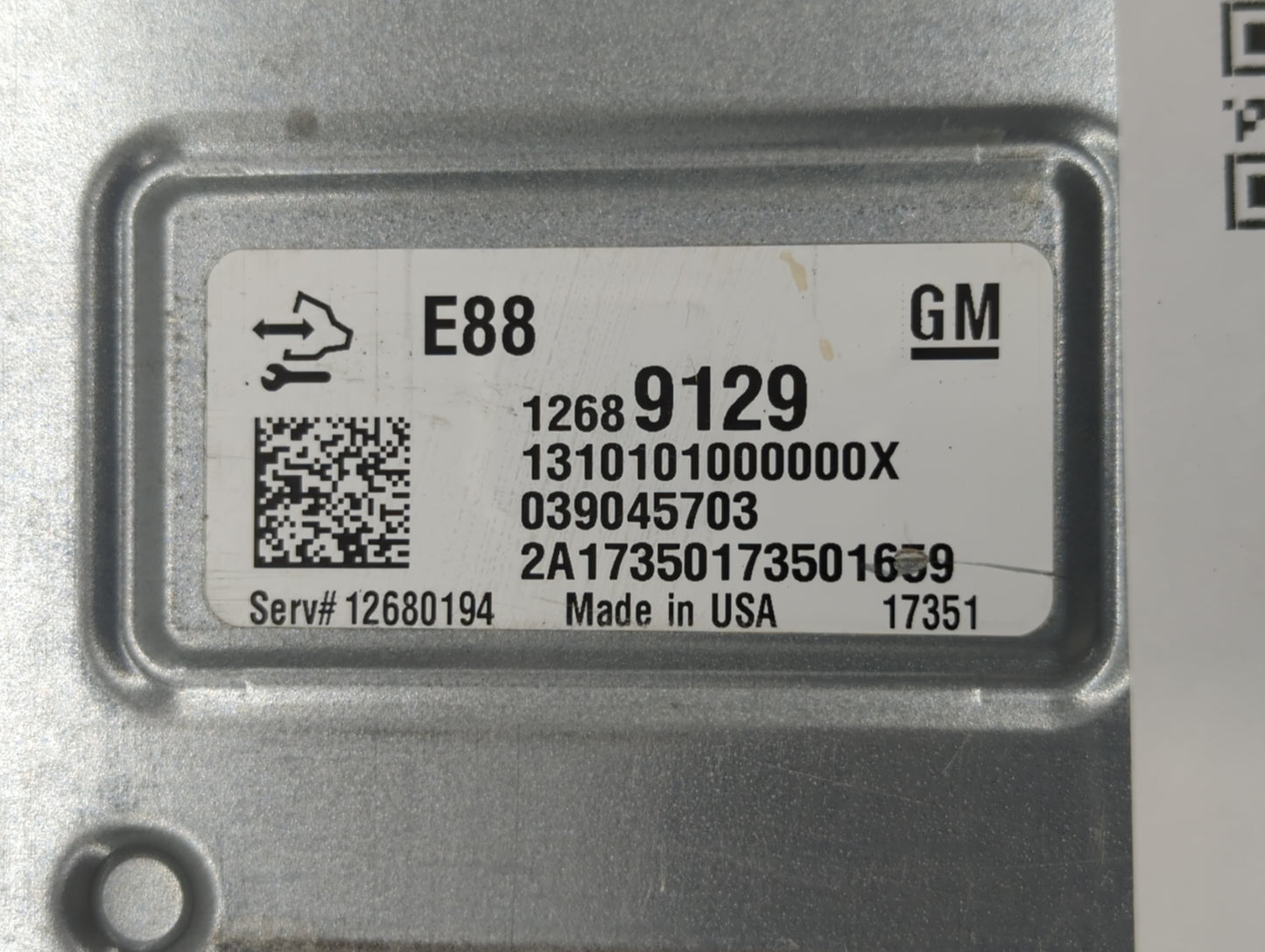 2018-2019 Chevrolet Malibu PCM Engine Control Computer ECU ECM PCU OEM P/N:12680194 12689129 Fits Fits 2018 2019 OEM Used Au