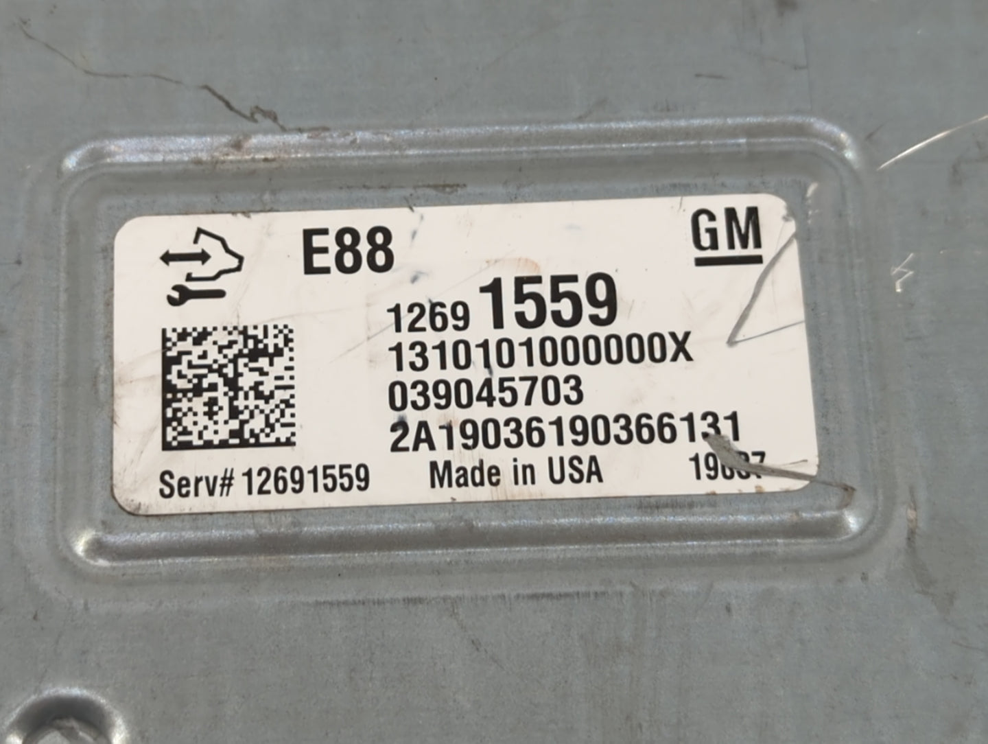 2018-2019 Chevrolet Malibu PCM Engine Control Computer ECU ECM PCU OEM P/N:12691559 Fits Fits 2018 2019 OEM Used Auto Parts 