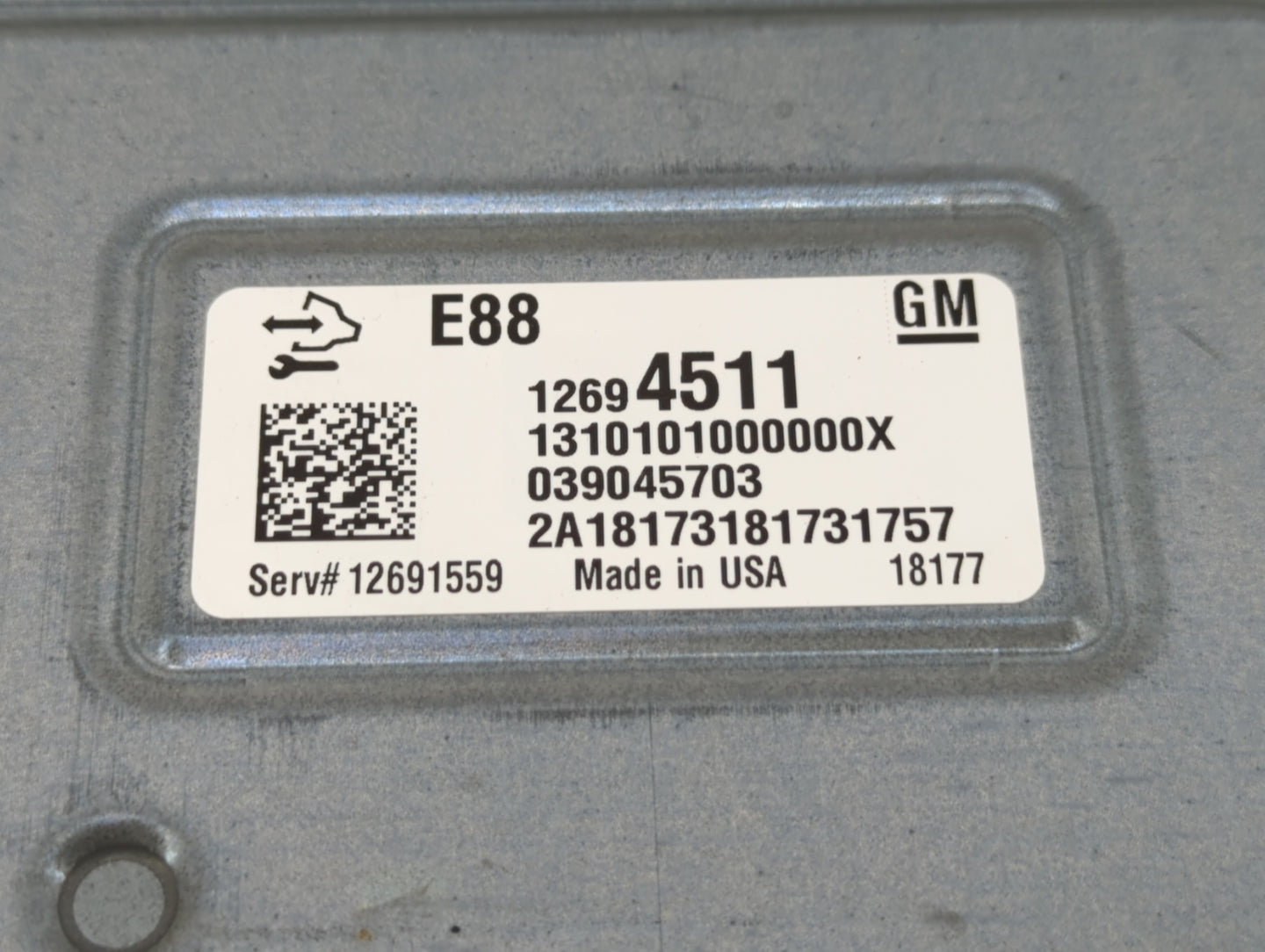2018-2019 Chevrolet Malibu PCM Engine Control Computer ECU ECM PCU OEM P/N:12691559 12694511 Fits Fits 2018 2019 OEM Used Au