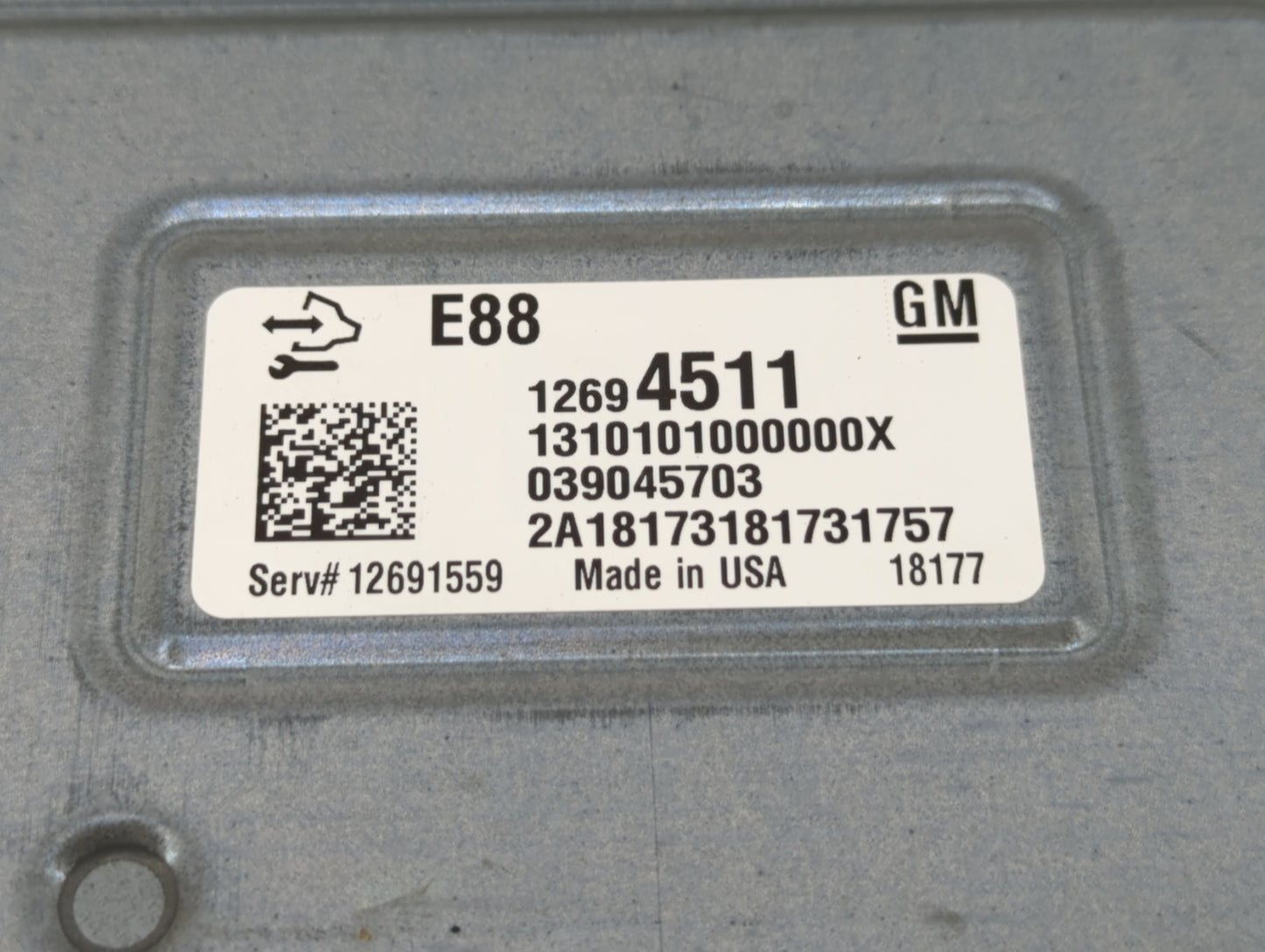 2018-2019 Chevrolet Malibu PCM Engine Control Computer ECU ECM PCU OEM P/N:12691559 12694511 Fits Fits 2018 2019 OEM Used Au