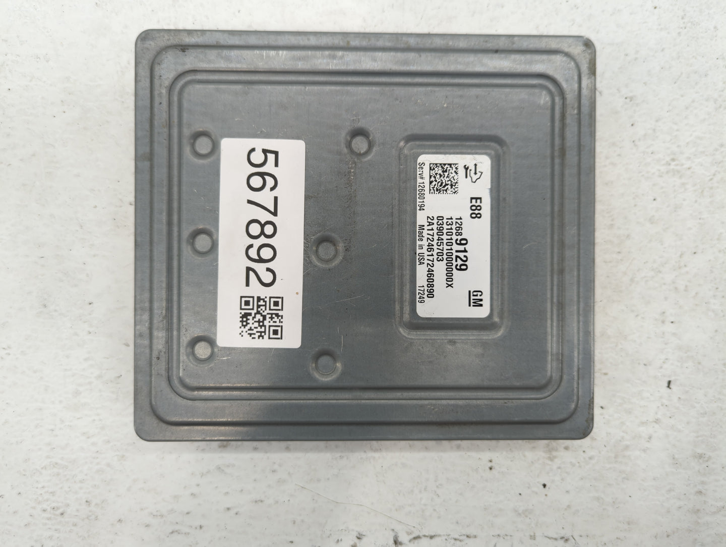 2018-2019 Chevrolet Malibu PCM Engine Control Computer ECU ECM PCU OEM P/N:12689129, 12691559, 12699666 Fits Fits 2018 2019 