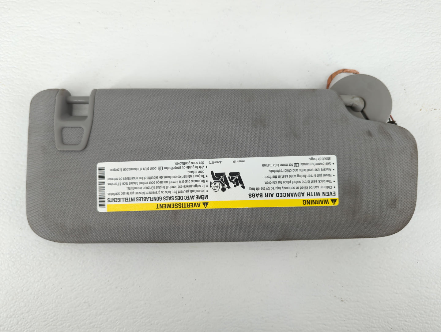 2016-2021 Chevrolet Malibu Sun Visor Shade Replacement Passenger Right Mirror Fits Fits 2016 2017 2018 2019 2020 2021 OEM Us