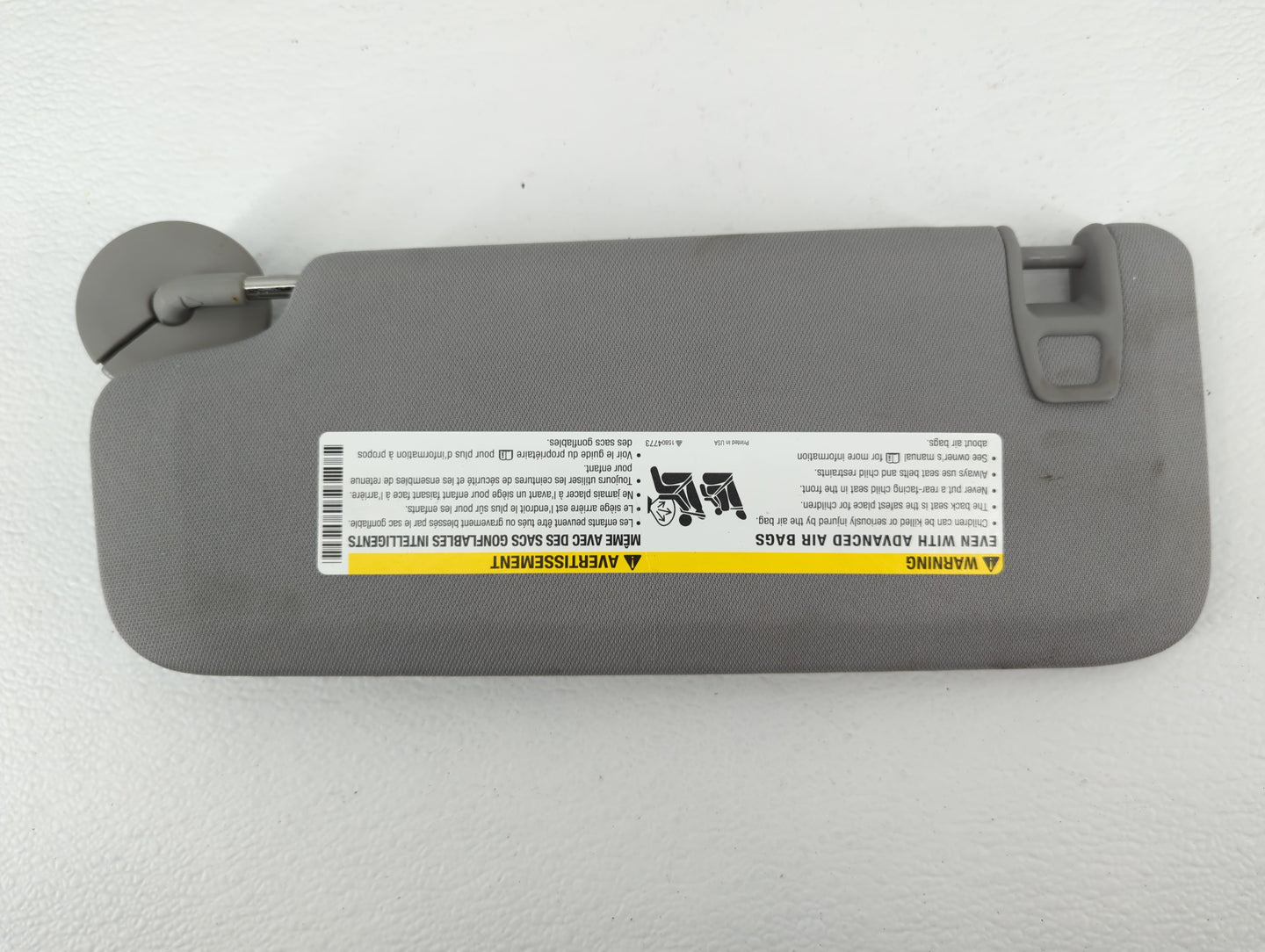 2016-2021 Chevrolet Malibu Sun Visor Shade Replacement Passenger Right Mirror Fits Fits 2016 2017 2018 2019 2020 2021 OEM Us