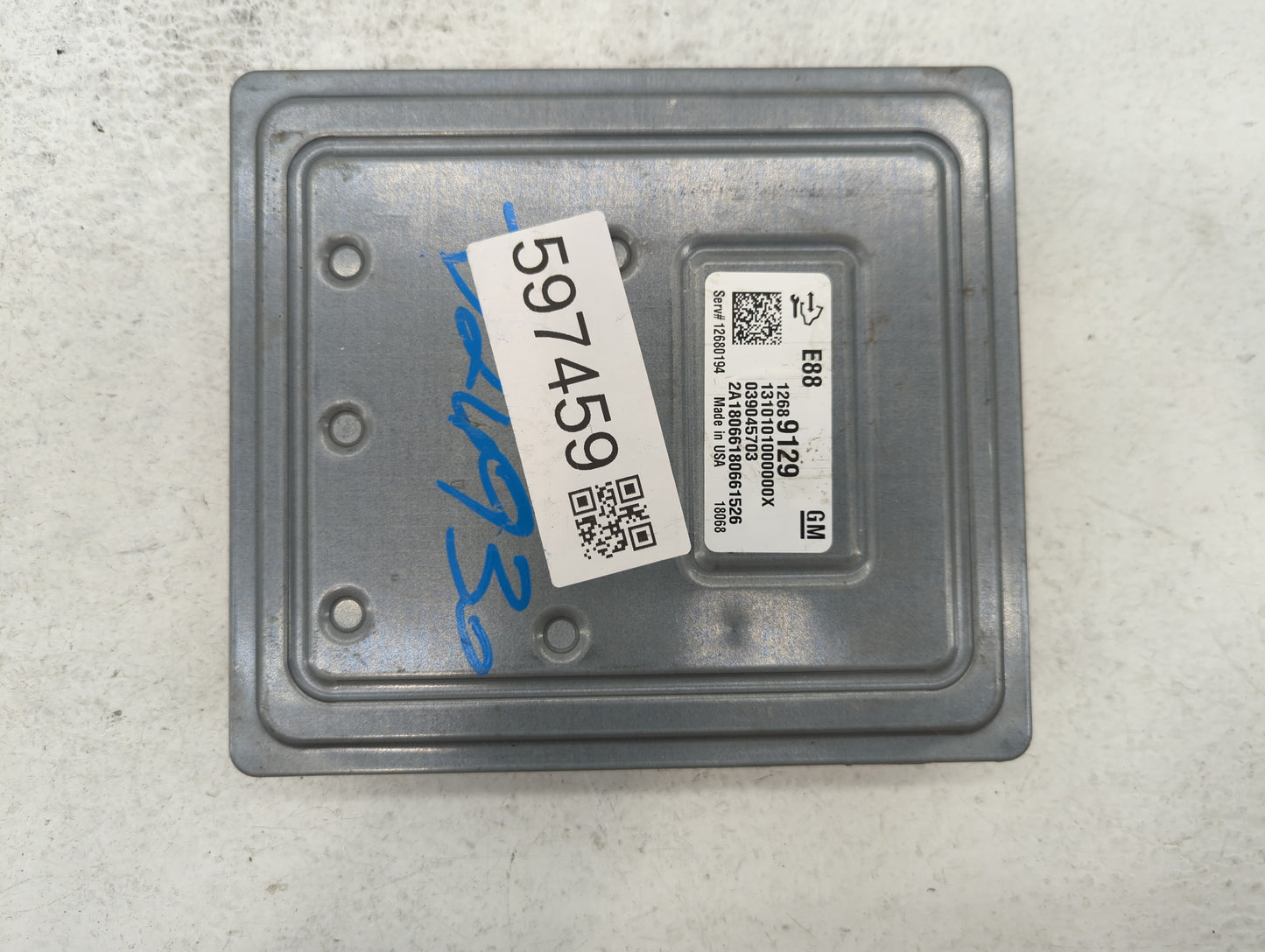 2018-2019 Chevrolet Malibu PCM Engine Control Computer ECU ECM PCU OEM P/N:126689129 Fits Fits 2018 2019 OEM Used Auto Parts