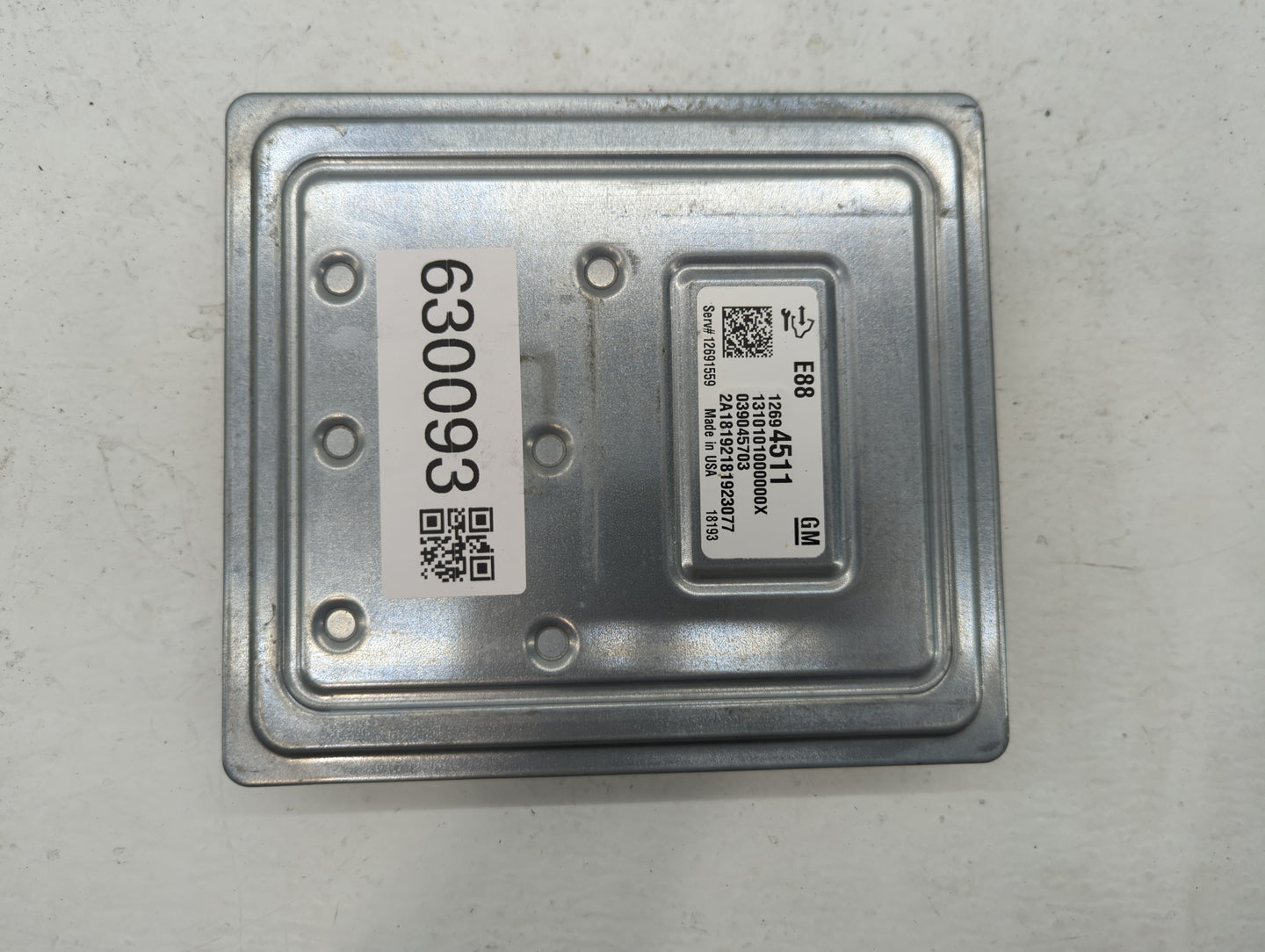 2018-2019 Chevrolet Malibu PCM Engine Control Computer ECU ECM PCU OEM P/N:12694511 Fits Fits 2018 2019 OEM Used Auto Parts 