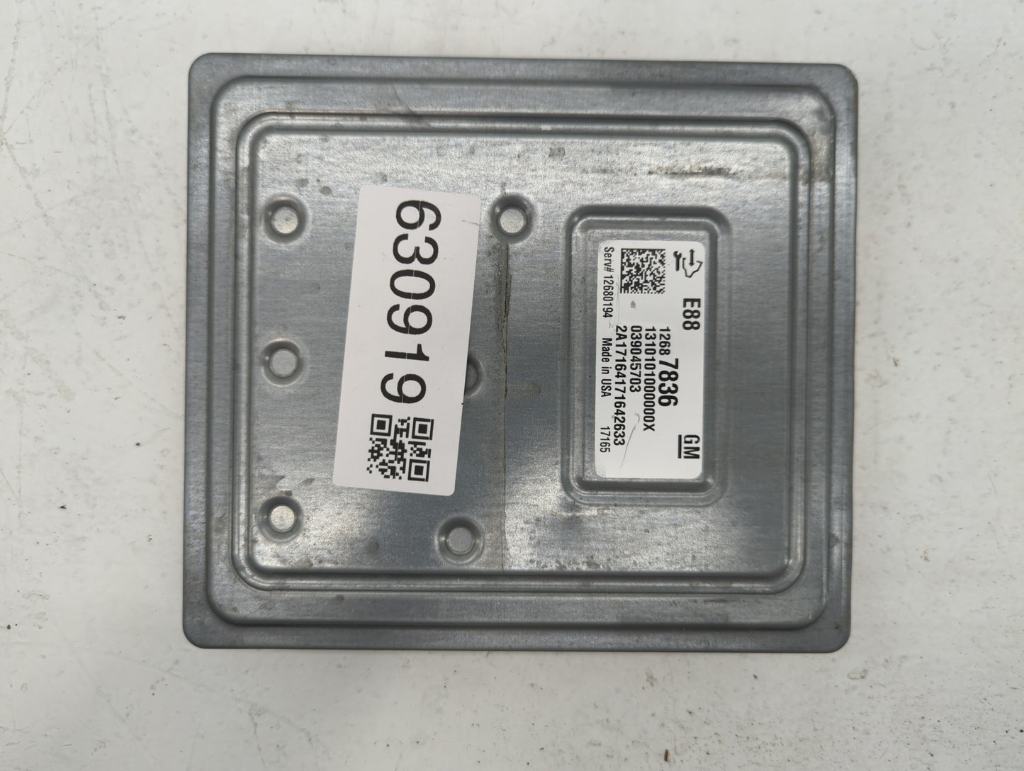 2018-2019 Chevrolet Malibu PCM Engine Control Computer ECU ECM PCU OEM P/N:12687836 Fits Fits 2018 2019 OEM Used Auto Parts 