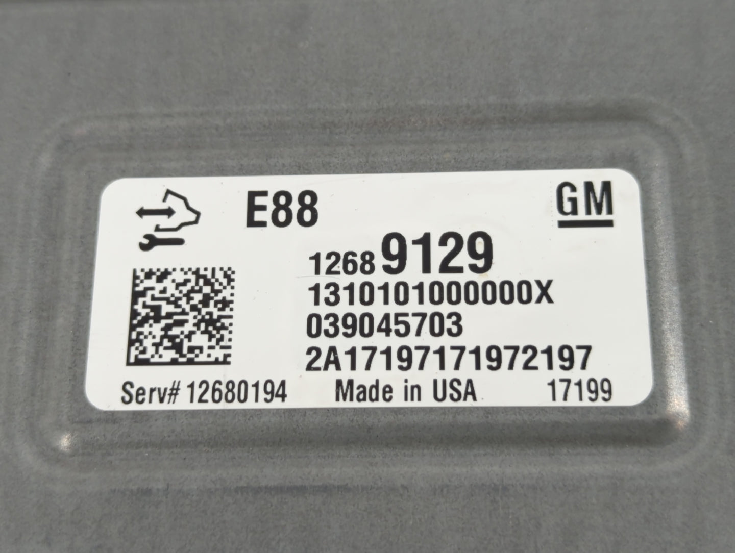 2018-2019 Chevrolet Malibu PCM Engine Control Computer ECU ECM PCU OEM P/N:12689129 12694511 Fits Fits 2018 2019 OEM Used Au