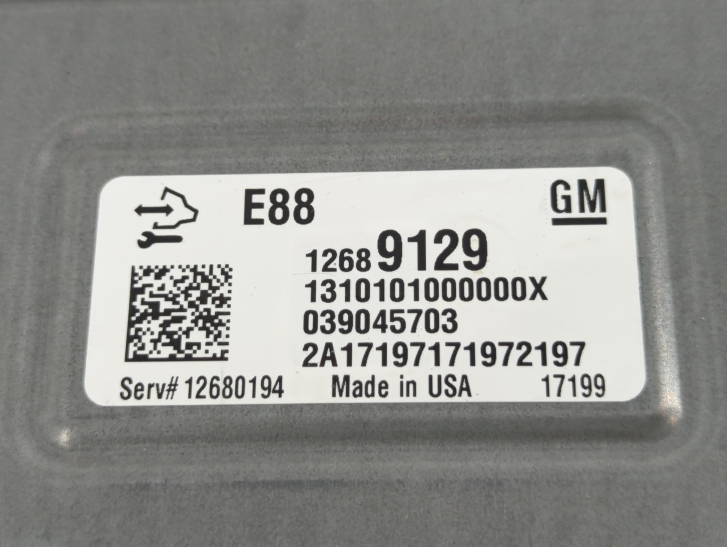 2018-2019 Chevrolet Malibu PCM Engine Control Computer ECU ECM PCU OEM P/N:12689129 12694511 Fits Fits 2018 2019 OEM Used Au