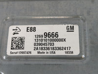 2018-2019 Chevrolet Malibu PCM Engine Control Computer ECU ECM PCU OEM P/N:12699666 Fits Fits 2018 2019 OEM Used Auto Parts 