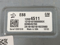 2018-2019 Chevrolet Malibu PCM Engine Control Computer ECU ECM PCU OEM P/N:12694511 Fits Fits 2018 2019 OEM Used Auto Parts 