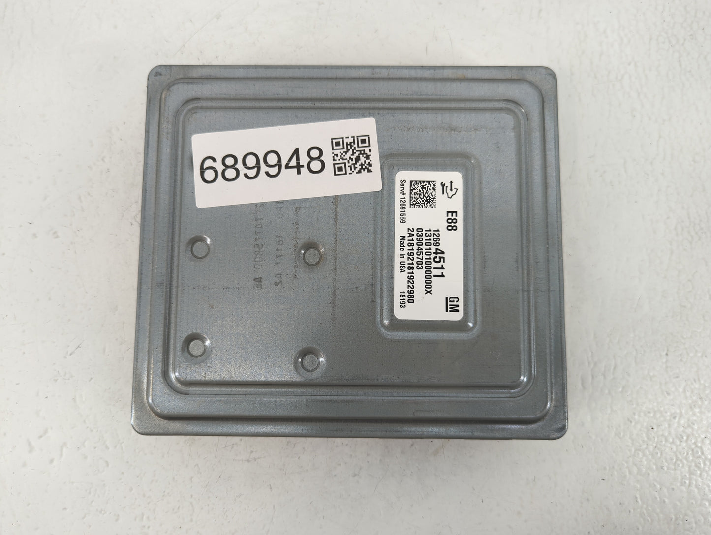 2018-2019 Chevrolet Malibu PCM Engine Control Computer ECU ECM PCU OEM P/N:12694511 Fits Fits 2018 2019 OEM Used Auto Parts 
