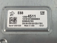 2018-2019 Chevrolet Malibu PCM Engine Control Computer ECU ECM PCU OEM P/N:12694511 Fits Fits 2018 2019 OEM Used Auto Parts 
