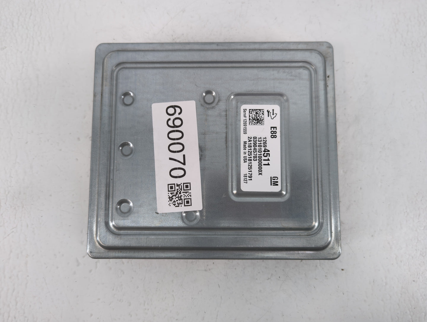 2018-2019 Chevrolet Malibu PCM Engine Control Computer ECU ECM PCU OEM P/N:12694511 Fits Fits 2018 2019 OEM Used Auto Parts 