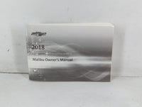 2018 Chevrolet Malibu Owners Manual Book Guide P/N:23378946 A OEM Used Auto Parts - Oemusedautoparts1.com