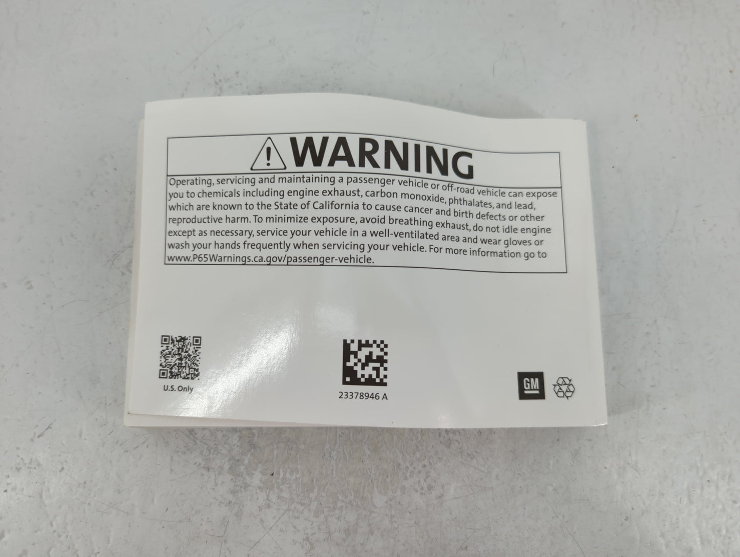 2018 Chevrolet Malibu Owners Manual Book Guide P/N:23378946 A OEM Used Auto Parts - Oemusedautoparts1.com