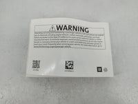 2018 Chevrolet Malibu Owners Manual Book Guide P/N:23378946 A OEM Used Auto Parts - Oemusedautoparts1.com