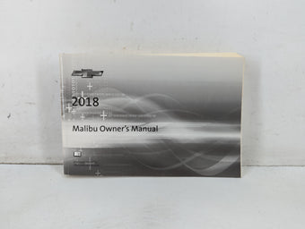 compare product 2018 Chevrolet Malibu Owners Manual Book Guide P/N:23378946 A OEM Used Auto Parts