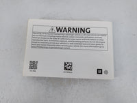 2018 Chevrolet Malibu Owners Manual Book Guide P/N:23378946 A OEM Used Auto Parts - Oemusedautoparts1.com