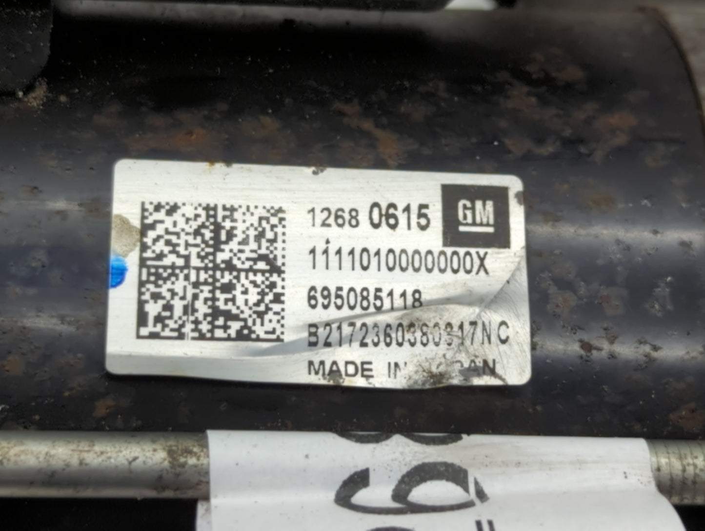 2017-2021 Chevrolet Malibu Car Starter Motor Solenoid OEM P/N:1268 0615 Fits Fits 2017 2018 2019 2020 2021 2022 OEM Used Aut