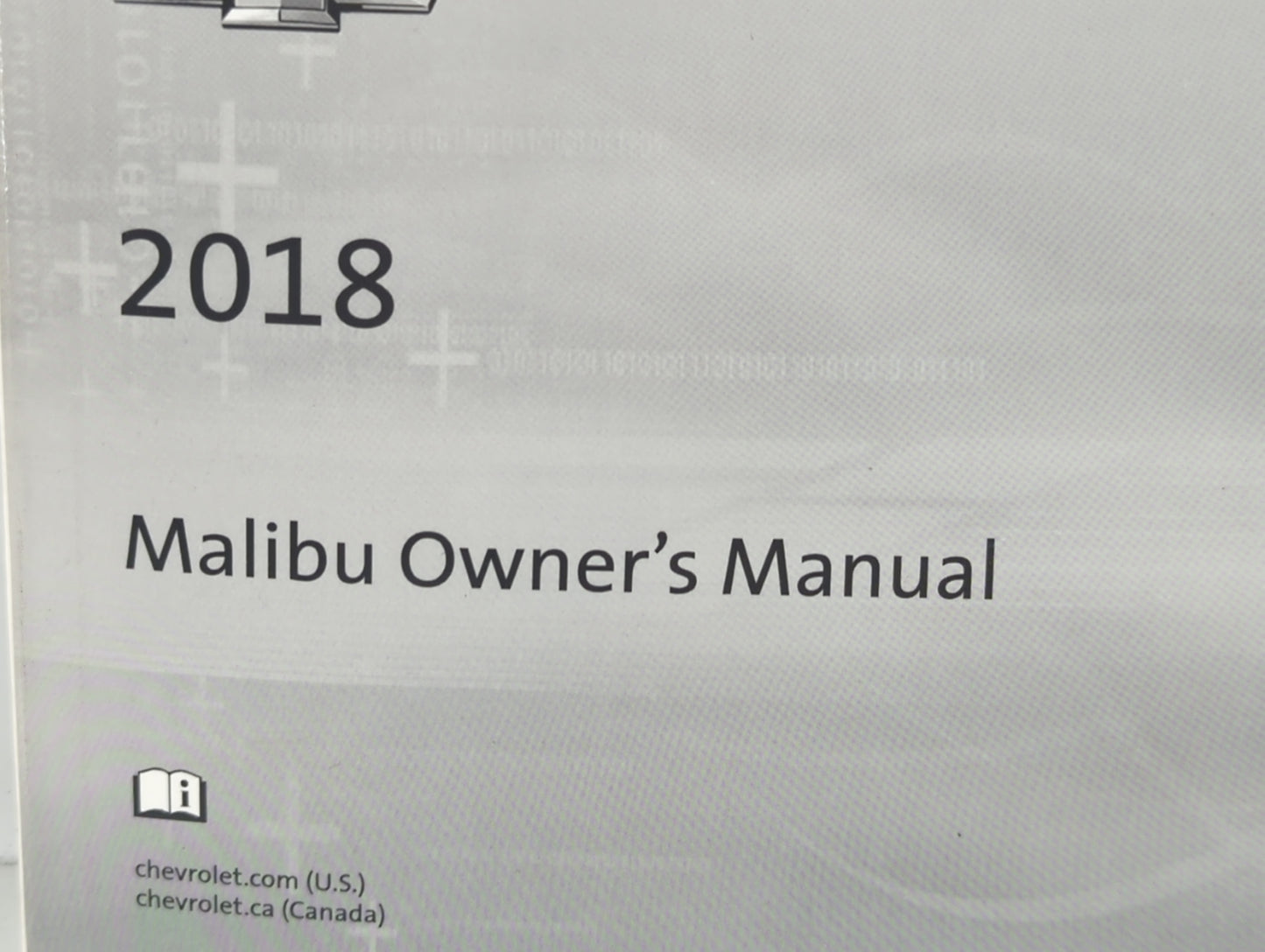 2018 Chevrolet Malibu Owners Manual Book Guide P/N:23378946 B OEM Used Auto Parts - Oemusedautoparts1.com
