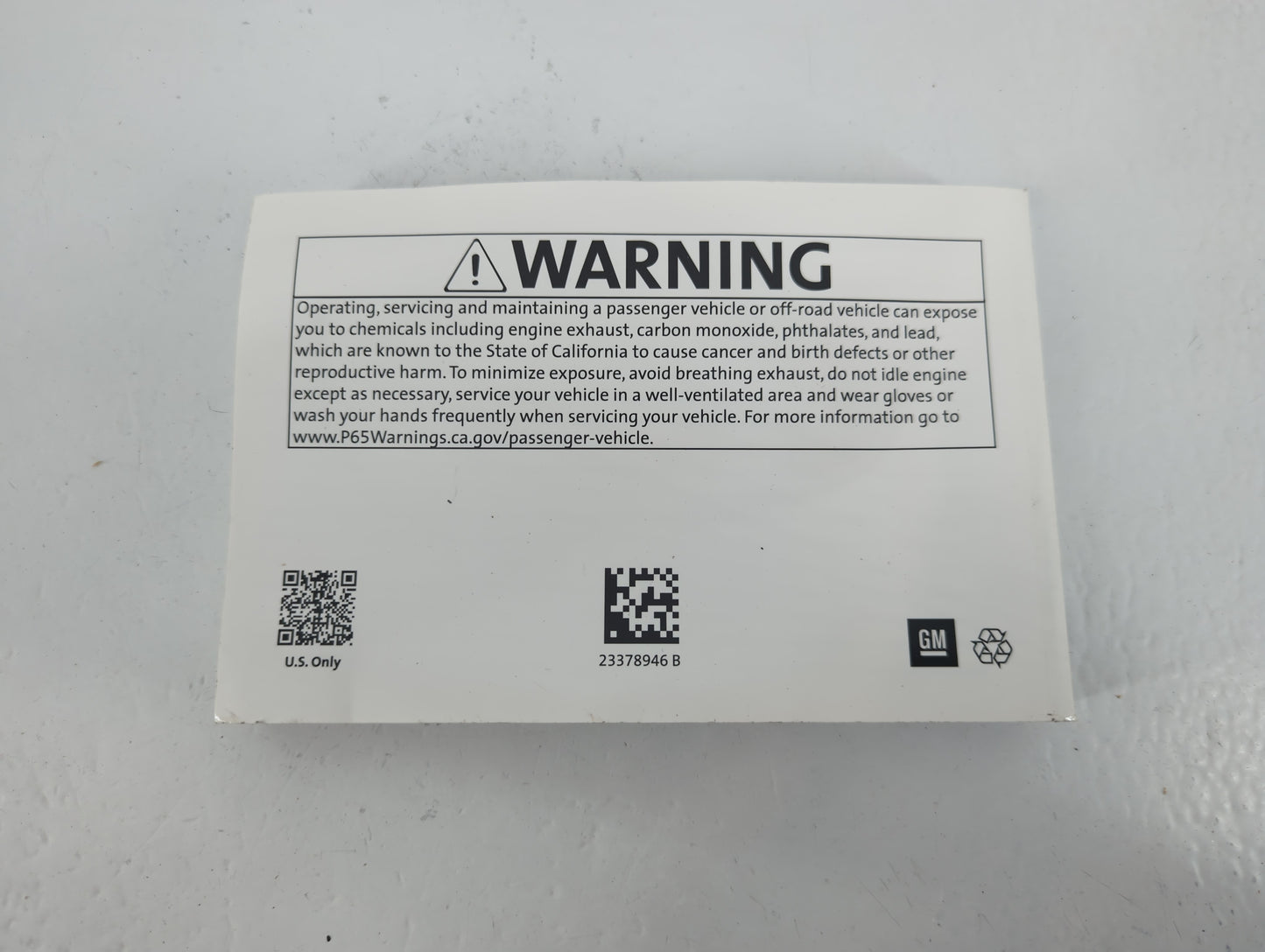 2018 Chevrolet Malibu Owners Manual Book Guide P/N:23378946 B OEM Used Auto Parts - Oemusedautoparts1.com
