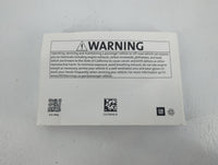 2018 Chevrolet Malibu Owners Manual Book Guide P/N:23378946 B OEM Used Auto Parts - Oemusedautoparts1.com
