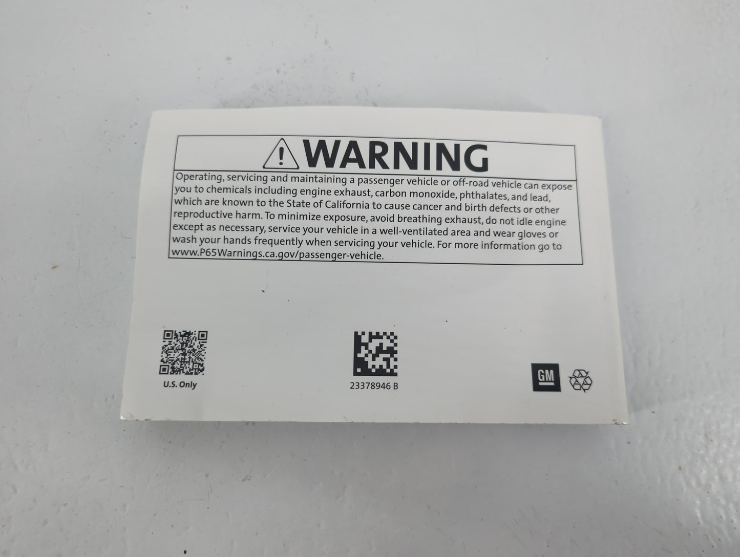 2018 Chevrolet Malibu Owners Manual Book Guide P/N:23378946 B OEM Used Auto Parts - Oemusedautoparts1.com