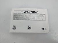 2018 Chevrolet Malibu Owners Manual Book Guide P/N:23378946 B OEM Used Auto Parts - Oemusedautoparts1.com