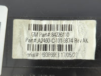 2016-2021 Chevrolet Malibu Center Floor Console P/N:84226110 Fits Fits 2016 2017 2018 2019 2020 2021 OEM Used Auto Parts - O