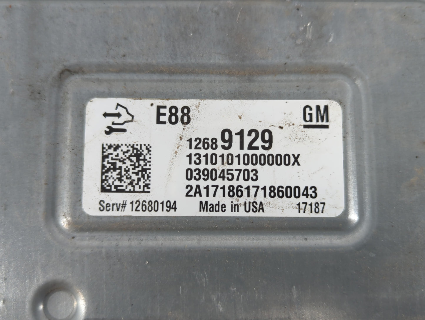 2018-2019 Chevrolet Malibu PCM Engine Control Computer ECU ECM PCU OEM P/N:12689129 Fits Fits 2018 2019 OEM Used Auto Parts 