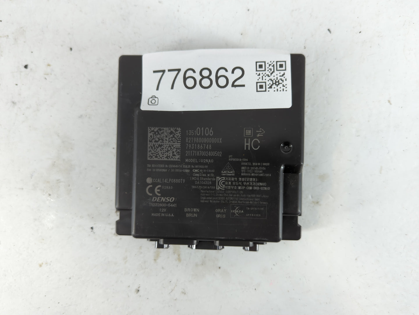 2017-2018 Chevrolet Malibu Chassis Control Module Ccm Bcm Body Control - Oemusedautoparts1.com