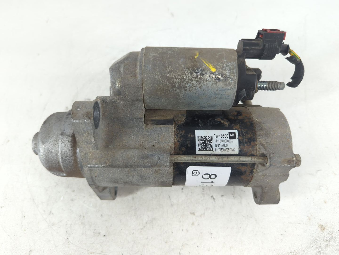 2017-2021 Chevrolet Malibu Car Starter Motor Solenoid OEM P/N:12673600 Fits Fits 2017 2018 2019 2020 2021 2022 OEM Used Auto