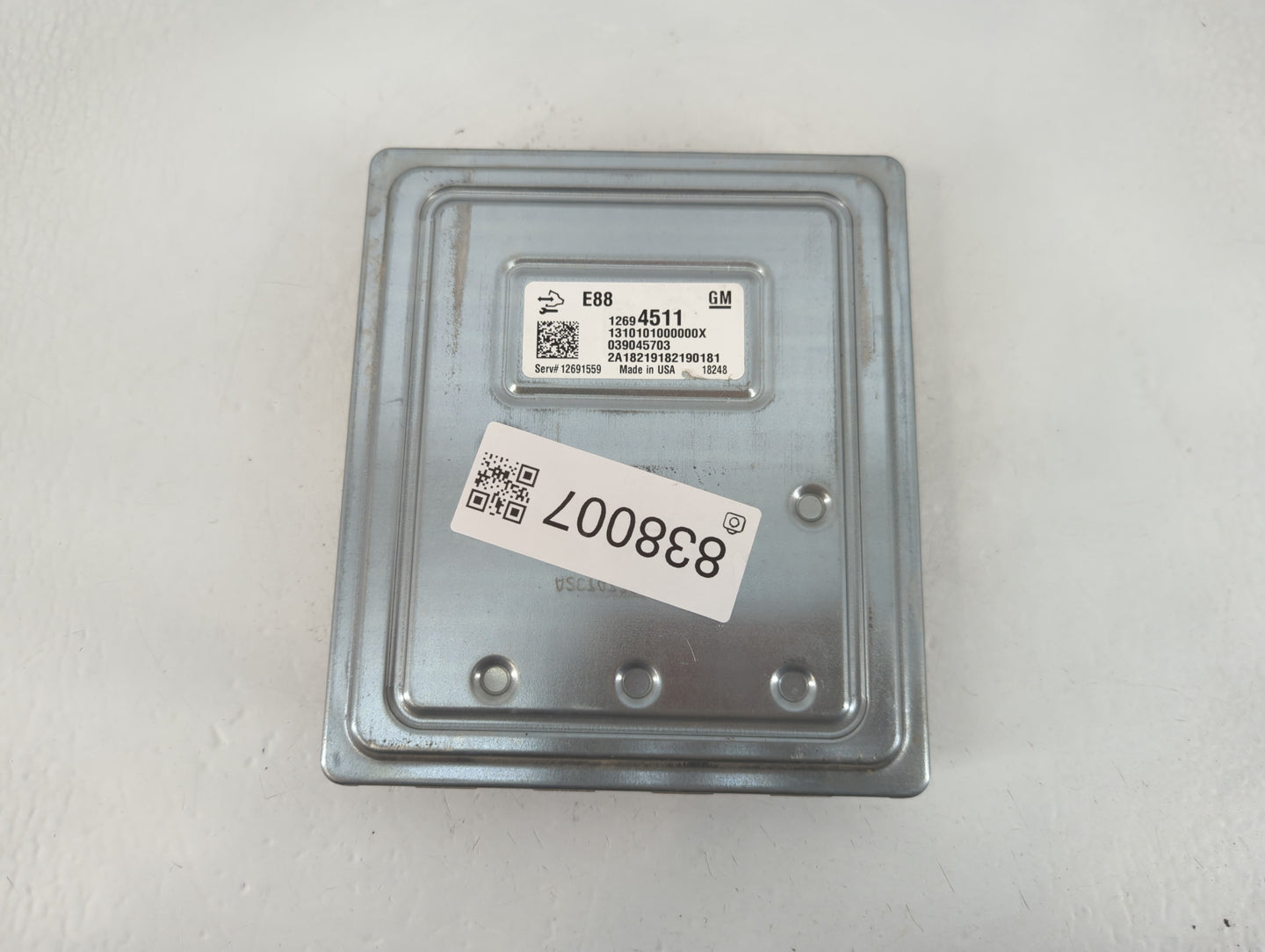 2018-2019 Chevrolet Malibu PCM Engine Control Computer ECU ECM PCU OEM P/N:12694511 Fits Fits 2018 2019 OEM Used Auto Parts 