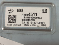 2018-2019 Chevrolet Malibu PCM Engine Control Computer ECU ECM PCU OEM P/N:12694511 Fits Fits 2018 2019 OEM Used Auto Parts 