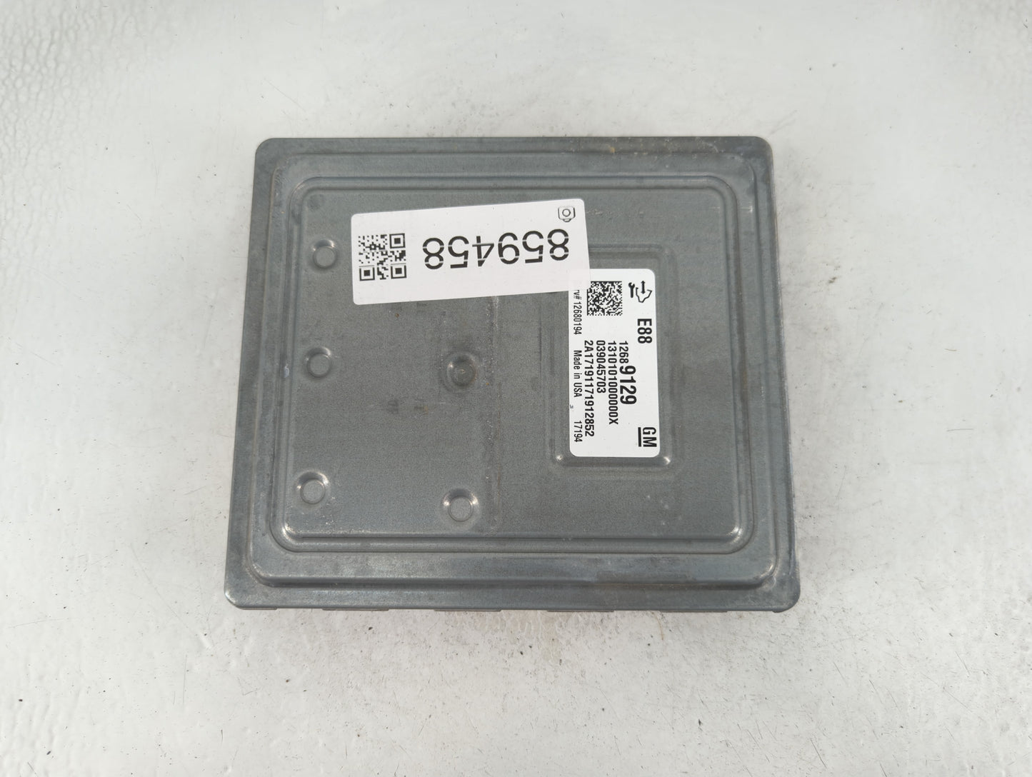 2018-2019 Chevrolet Malibu PCM Engine Control Computer ECU ECM PCU OEM P/N:12689129 Fits Fits 2018 2019 OEM Used Auto Parts 