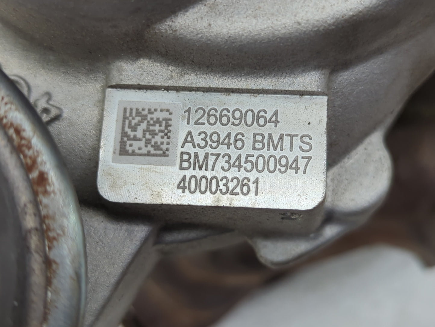 2016 Malibu Turbocharger Turbo Charger Super Charger Supercharger - Oemusedautoparts1.com