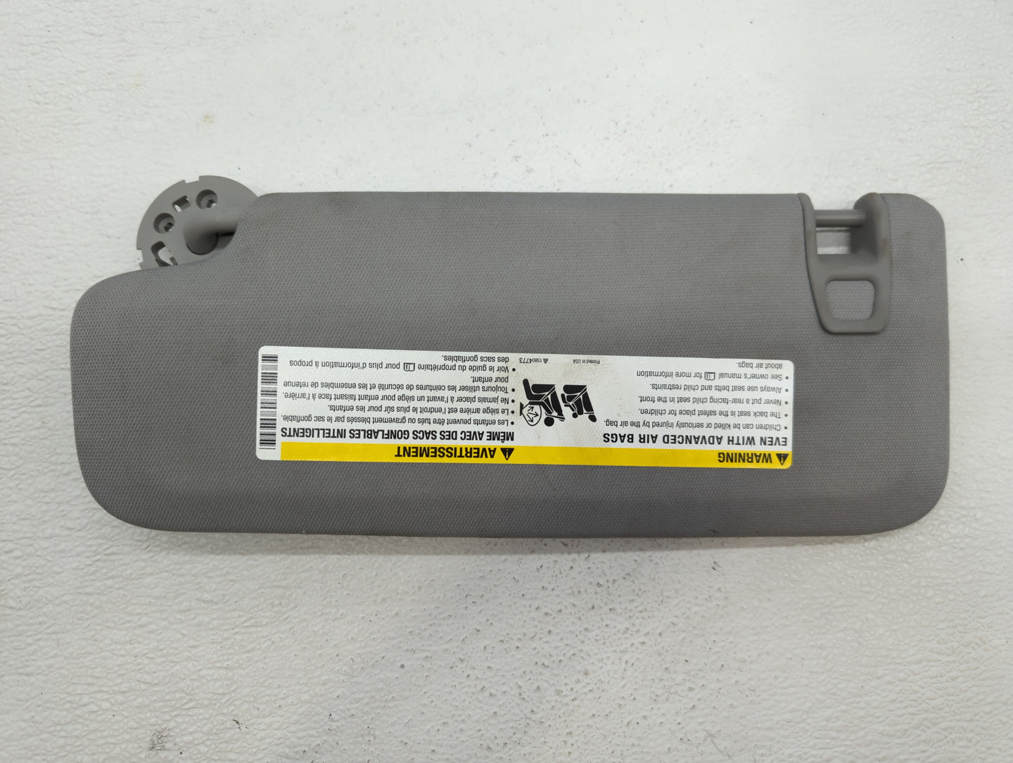 2018 Chevrolet Malibu Sun Visor Shade Replacement Passenger Right Mirror Fits Fits 2016 2017 2019 OEM Used Auto Parts - Oemu