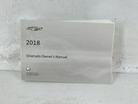 2018 Chevrolet Silverado 1500 Owners Manual Book Guide P/N:84016520 B OEM Used Auto Parts - Oemusedautoparts1.com