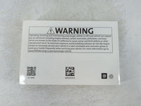 2018 Chevrolet Silverado 1500 Owners Manual Book Guide P/N:84016520 B OEM Used Auto Parts - Oemusedautoparts1.com