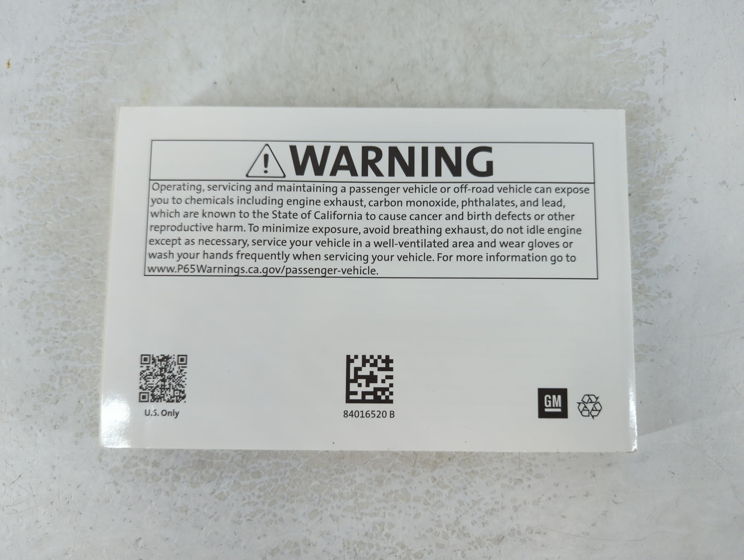 2018 Chevrolet Silverado 1500 Owners Manual Book Guide P/N:84016520 B OEM Used Auto Parts - Oemusedautoparts1.com