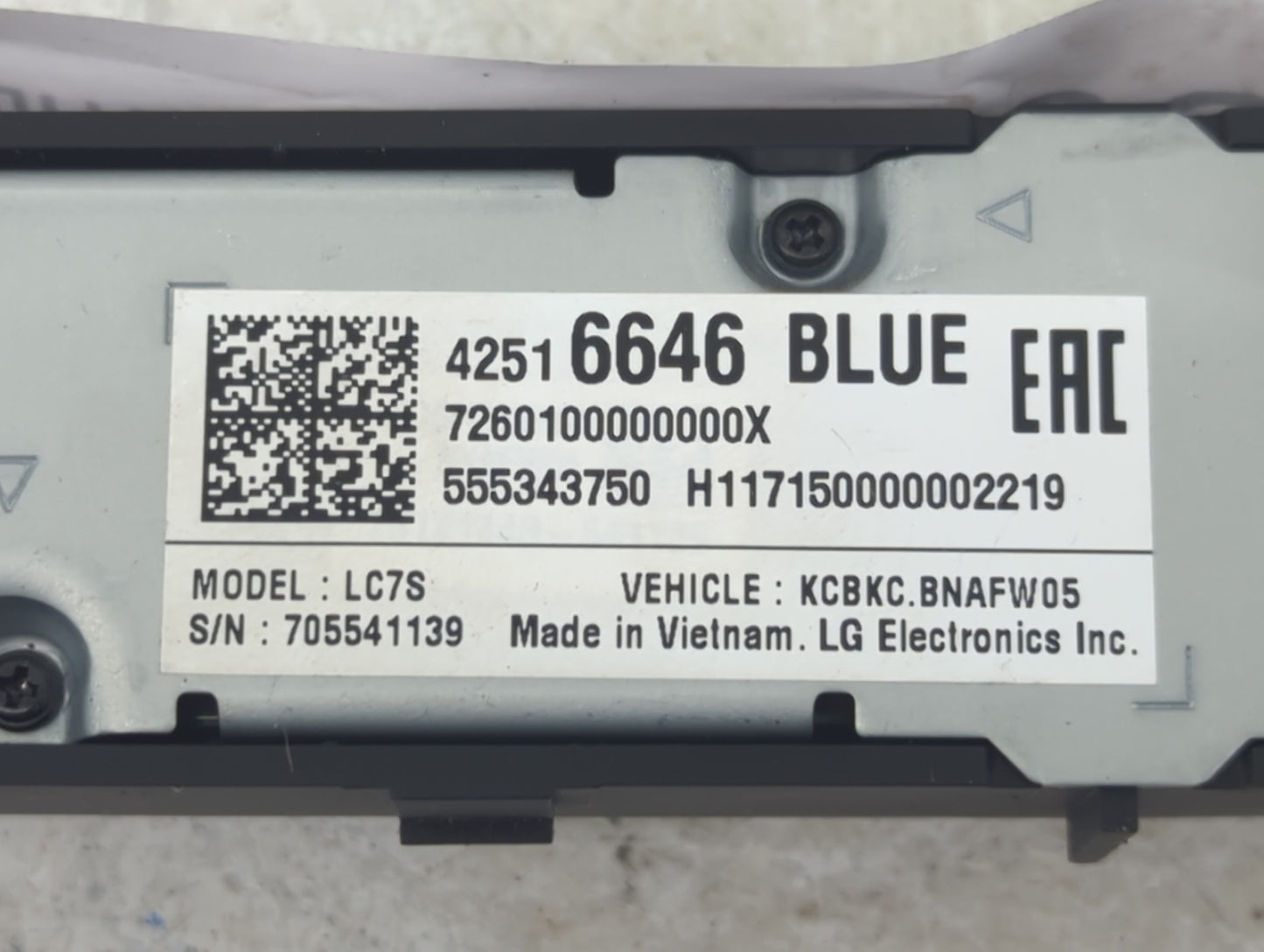 2016-2019 Chevrolet Silverado 1500 Radio AM FM Cd Player Receiver Replacement P/N:42516646 555343750 Fits Fits 2016 2017 201