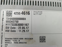 2018 Chevrolet Silverado 1500 Radio AM FM Cd Player Receiver Replacement P/N:42554616 Fits Fits 2019 2020 2021 OEM Used Auto
