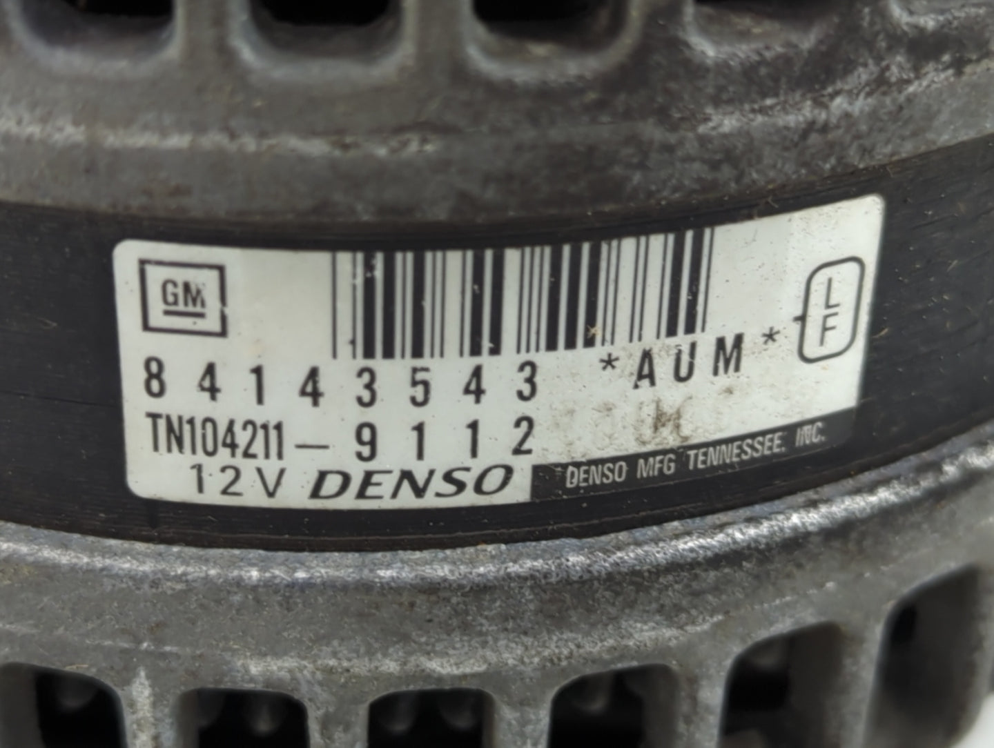2014-2019 Chevrolet Silverado 1500 Alternator Replacement Generator Charging Assembly Engine OEM P/N:TN104211-9112 84143543 