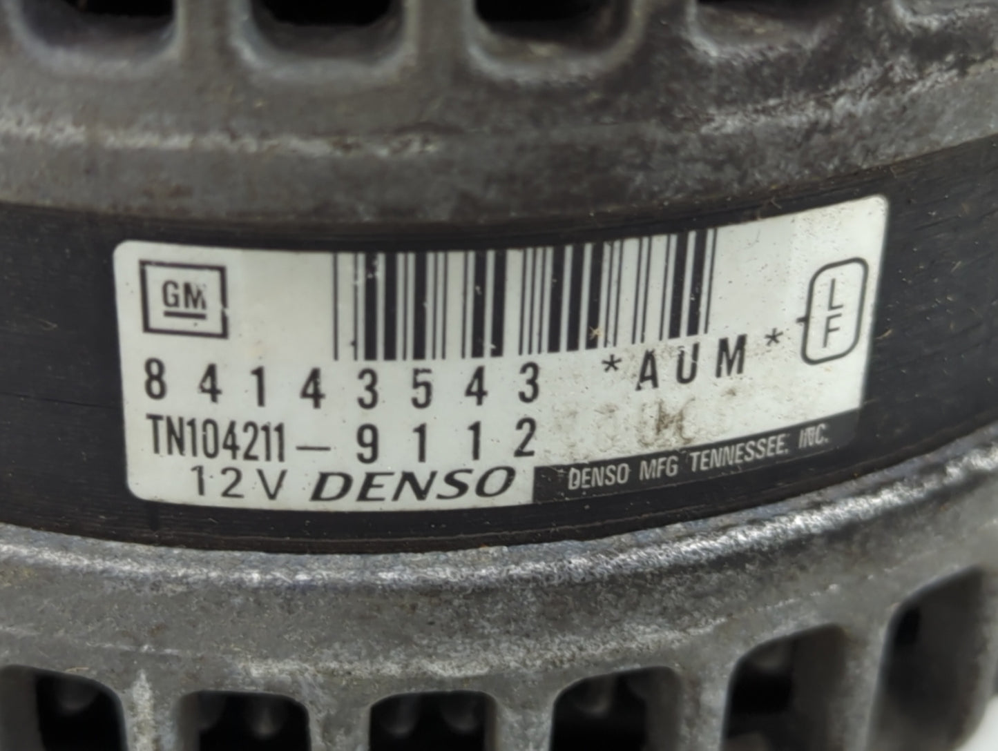 2014-2019 Chevrolet Silverado 1500 Alternator Replacement Generator Charging Assembly Engine OEM P/N:TN104211-9112 84143543 