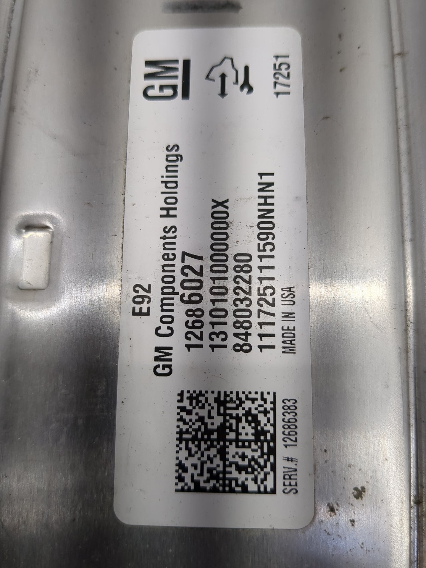 2018 Chevrolet Silverado 1500 PCM Engine Control Computer ECU ECM PCU OEM P/N:12686027 Fits Fits 2019 OEM Used Auto Parts - 