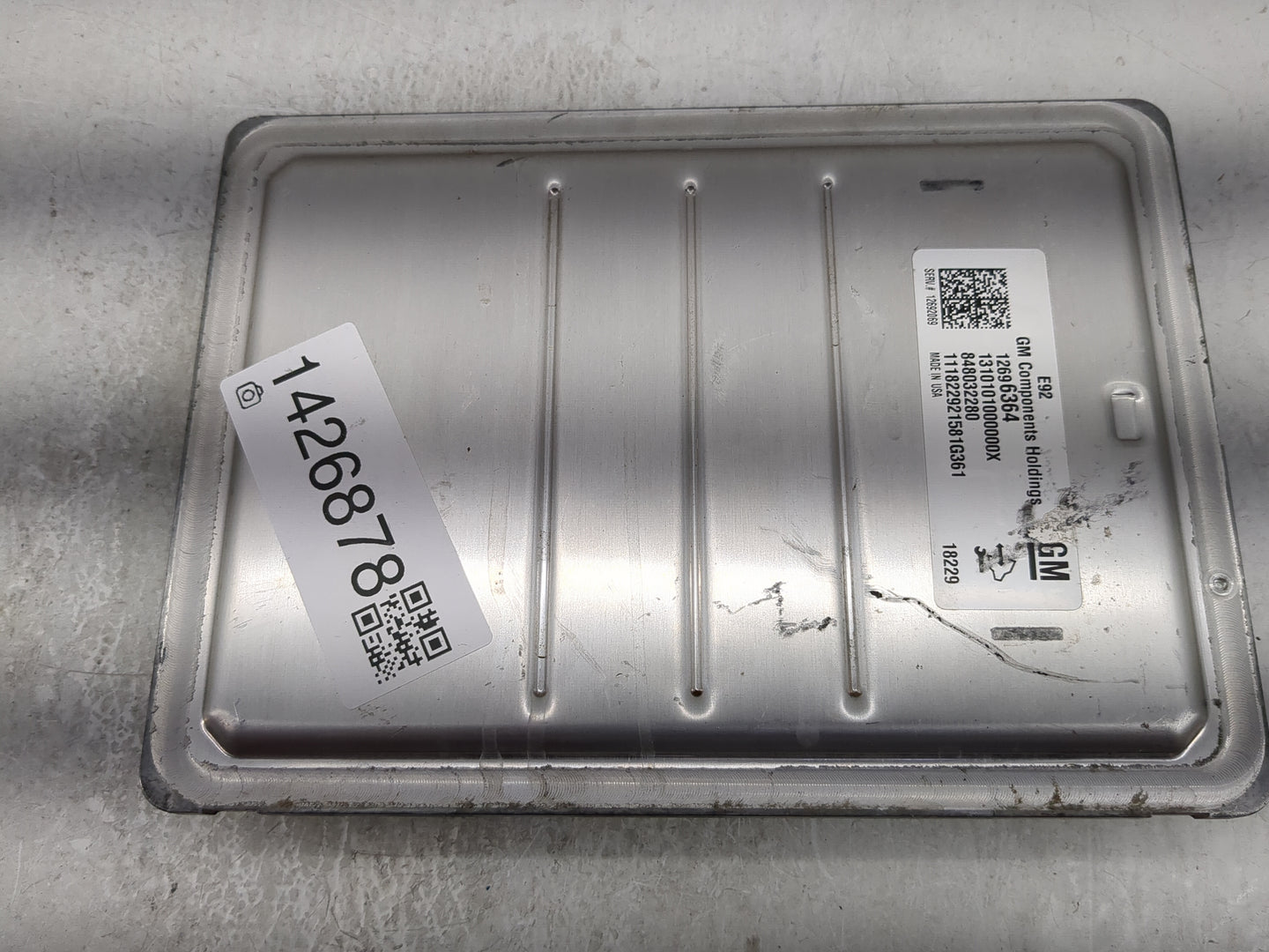 2018 Chevrolet Silverado 1500 PCM Engine Control Computer ECU ECM PCU OEM P/N:848032280 12696364 Fits Fits 2019 OEM Used Aut