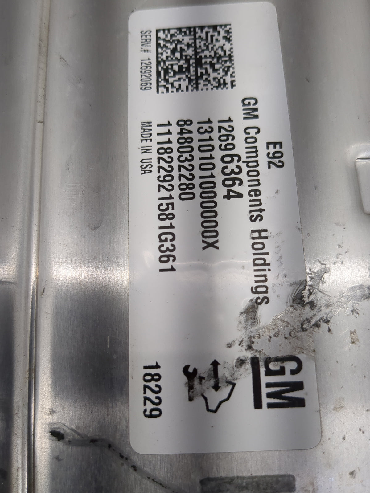 2018 Chevrolet Silverado 1500 PCM Engine Control Computer ECU ECM PCU OEM P/N:848032280 12696364 Fits 2019 OEM Used Auto Par