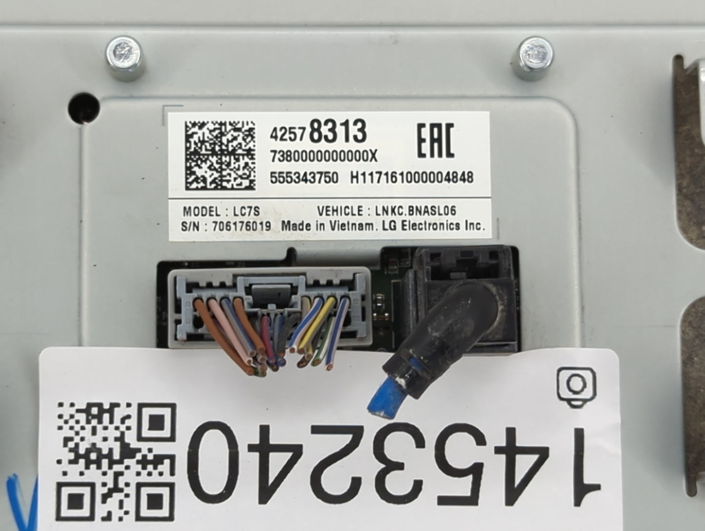 2018-2018 Chevrolet Silverado 1500 Information Display Screen - Oemusedautoparts1.com